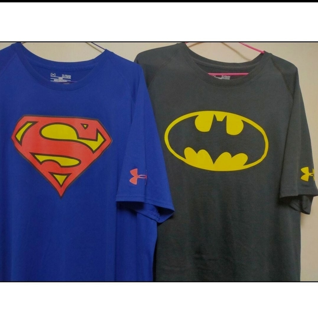UNDER ARMOUR(アンダーアーマー)の◆　アンダーアーマー　UNDER ARMOUR　◆　バットマン　スーパーマン　◆ メンズのトップス(Tシャツ/カットソー(半袖/袖なし))の商品写真