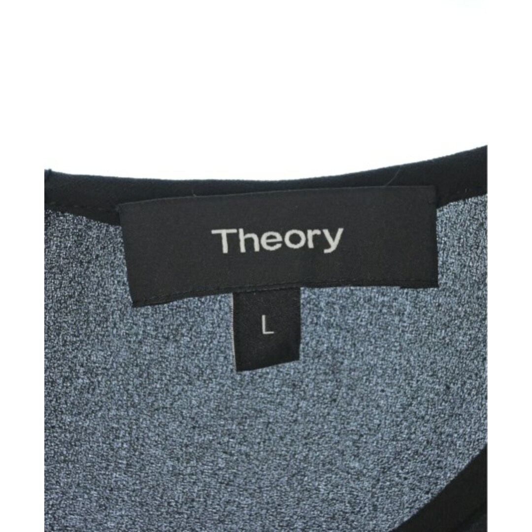 theory(セオリー)のTheory セオリー ブラウス L 黒 【古着】【中古】 レディースのトップス(シャツ/ブラウス(長袖/七分))の商品写真