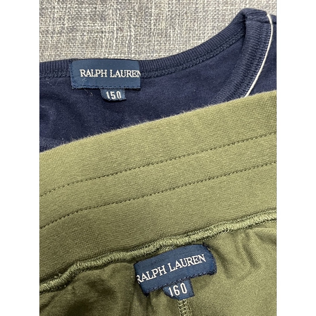 Ralph Lauren(ラルフローレン)のラルフローレン　 半袖Tシャツ&スカート　上下　2点セット　150 160 キッズ/ベビー/マタニティのキッズ服女の子用(90cm~)(Tシャツ/カットソー)の商品写真