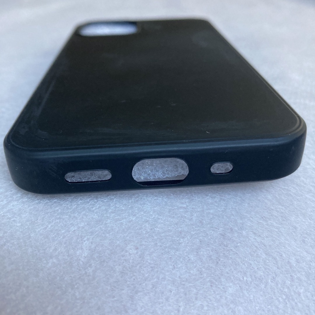 【新品】iPhone12mini ケース カバー ブラック スマホケース 黒 スマホ/家電/カメラのスマホアクセサリー(iPhoneケース)の商品写真