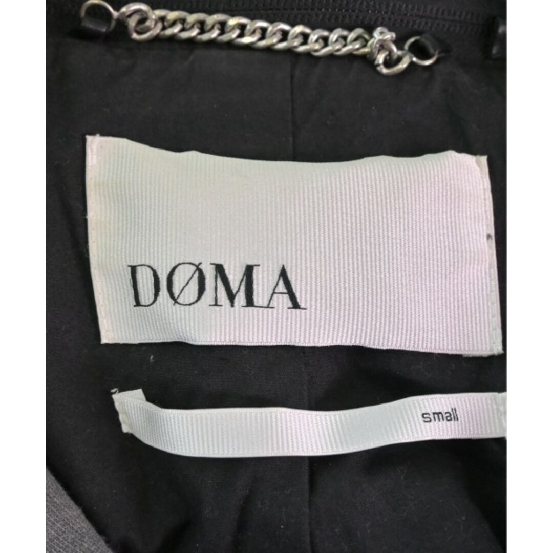 DOMA(ドマ)のdoma ドマ ライダース S 黒 【古着】【中古】 レディースのジャケット/アウター(ライダースジャケット)の商品写真
