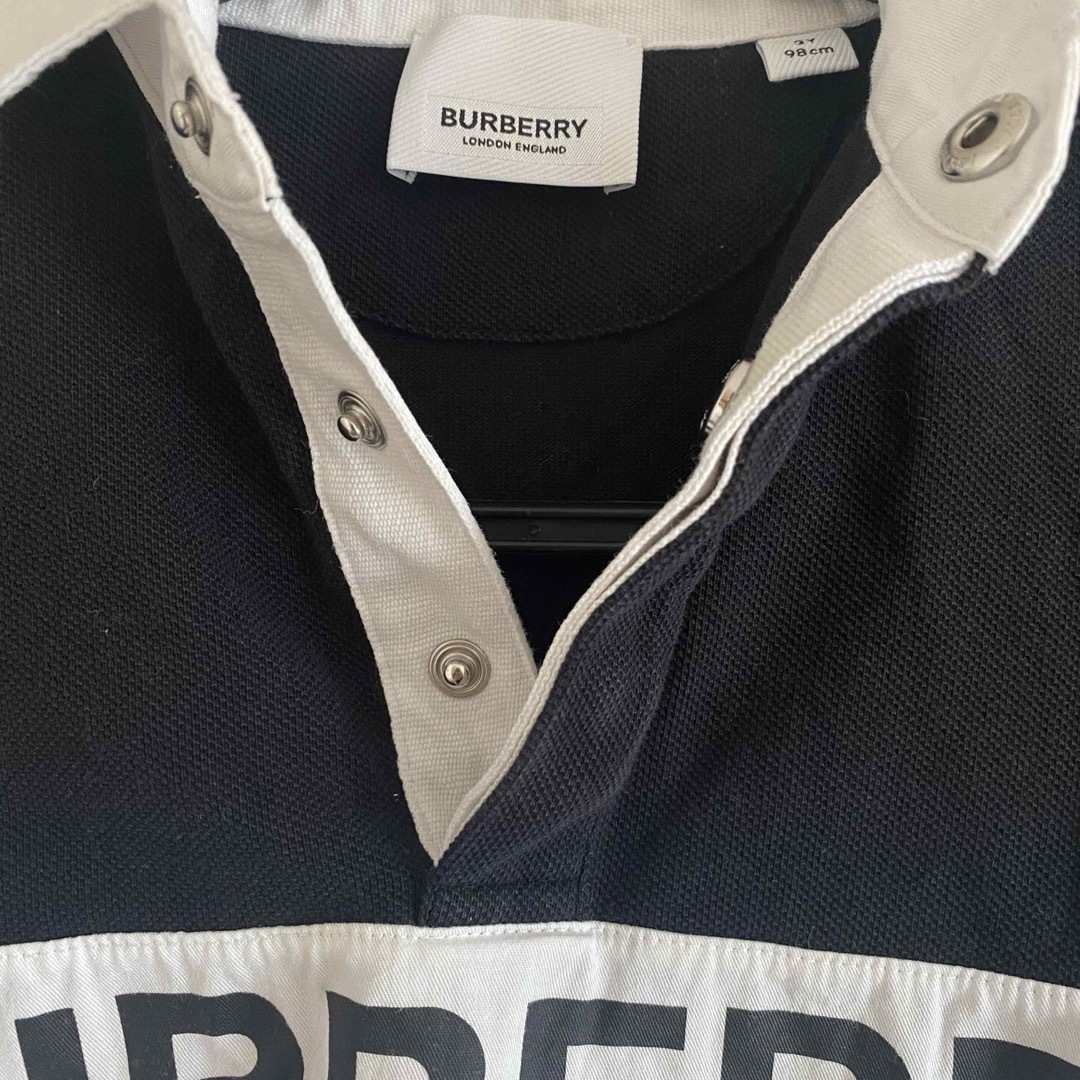 BURBERRY(バーバリー)の【BURBERRY LONDON】ノヴァチェック×ロゴポロシャツ(98センチ) キッズ/ベビー/マタニティのキッズ服男の子用(90cm~)(Tシャツ/カットソー)の商品写真