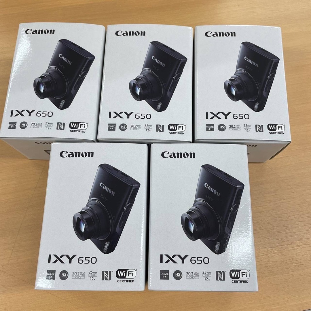Canon(キヤノン)のCANON IXY650 デシタルカメラ 5台セット(新品・未使用品) スマホ/家電/カメラのカメラ(コンパクトデジタルカメラ)の商品写真