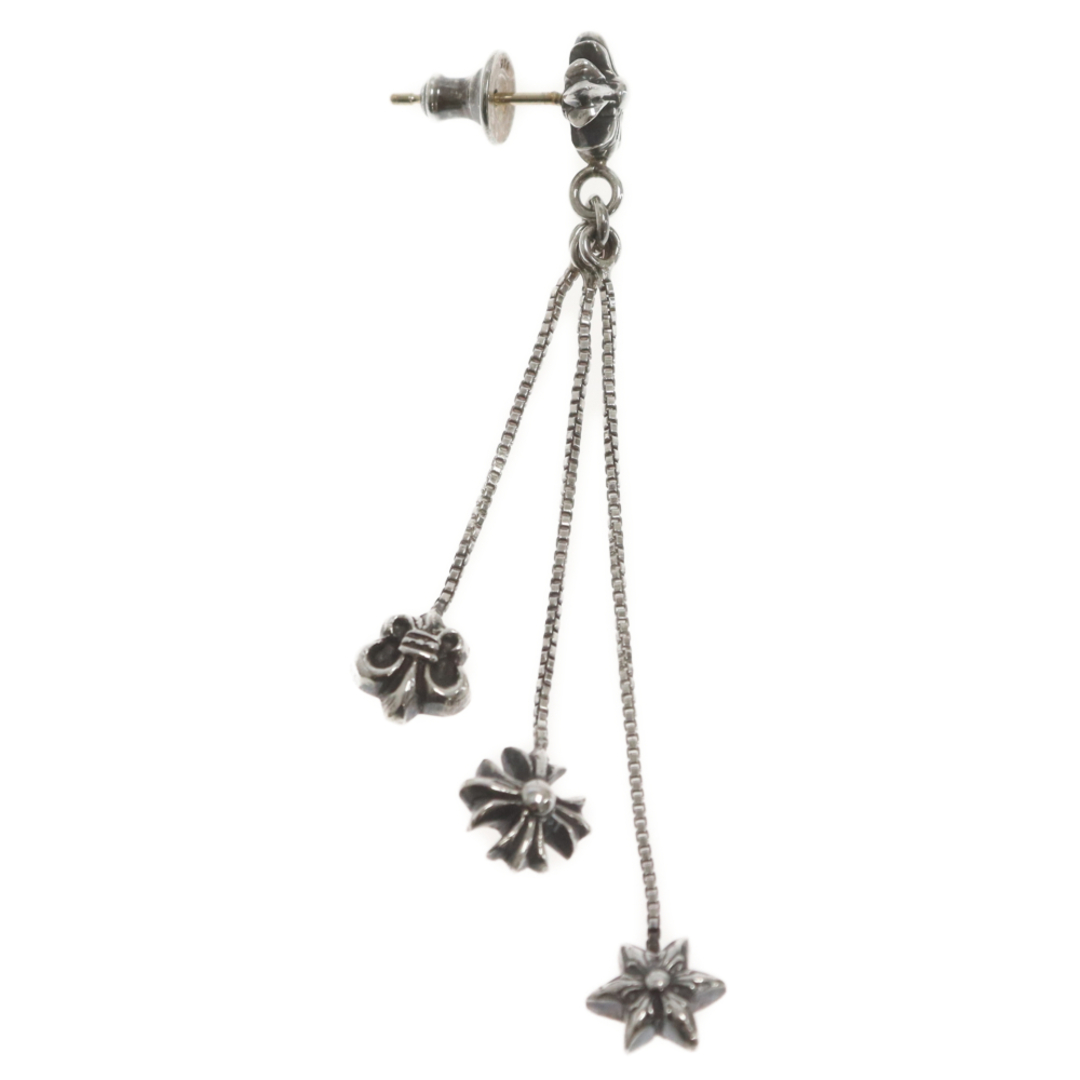 Chrome Hearts(クロムハーツ)のCHROME HEARTS クロムハーツ JOJO PST PLS BS STAR L ジョジョ クロス BSフレア スター ピアス シルバー 左用 メンズのアクセサリー(ピアス(片耳用))の商品写真