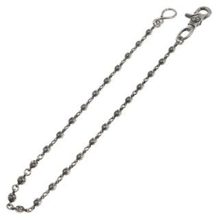 クロムハーツ(Chrome Hearts)のCHROME HEARTS クロムハーツ 1BALL LONG-S 1クリップロング クロスボール シルバー ウォレット チェーン(ウォレットチェーン)