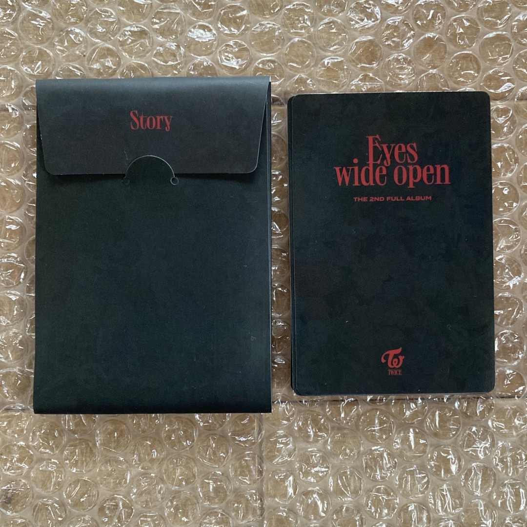 Waste(twice)(ウェストトゥワイス)の最終　TWICE 特典トレカ　10枚　eyes wide open  ① エンタメ/ホビーのCD(K-POP/アジア)の商品写真