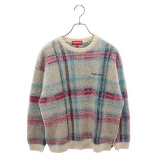 Supreme - SUPREME シュプリーム 20AW Brushed Plaid Sweater モヘア タータンチェック クルーネックニット セーター マルチカラー