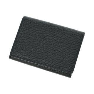 ルイヴィトン(LOUIS VUITTON)のLOUIS VUITTON ルイヴィトン カードケース - 黒 【古着】【中古】(名刺入れ/定期入れ)