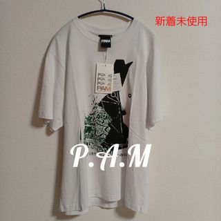 パム(P.A.M.)の【新品未使用】P.A.M プリント半袖カットソー(Tシャツ/カットソー(半袖/袖なし))