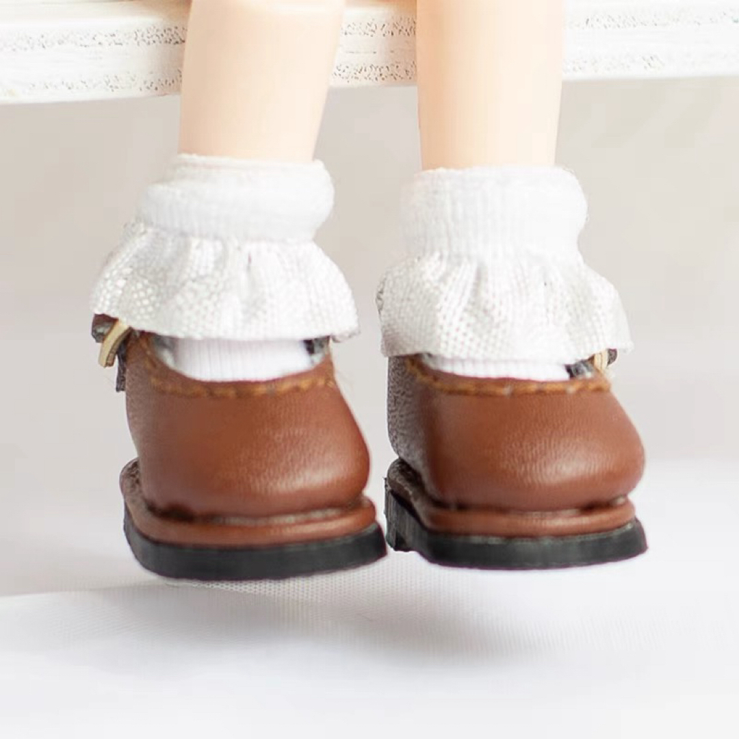 靴下　オビツ11 ピコドー9 ねんどろいどどーる　ミディブライス　ピコニーモp ハンドメイドのぬいぐるみ/人形(人形)の商品写真