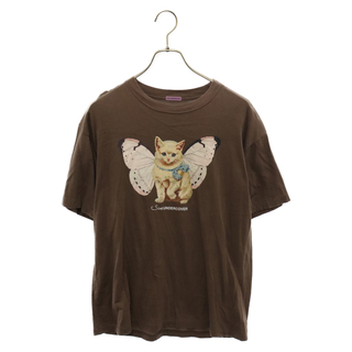 Sue UNDERCOVER スーアンダーカバー キャットバタフライ プリント半袖Tシャツ SU2A2801 ブラウン(Tシャツ/カットソー(半袖/袖なし))