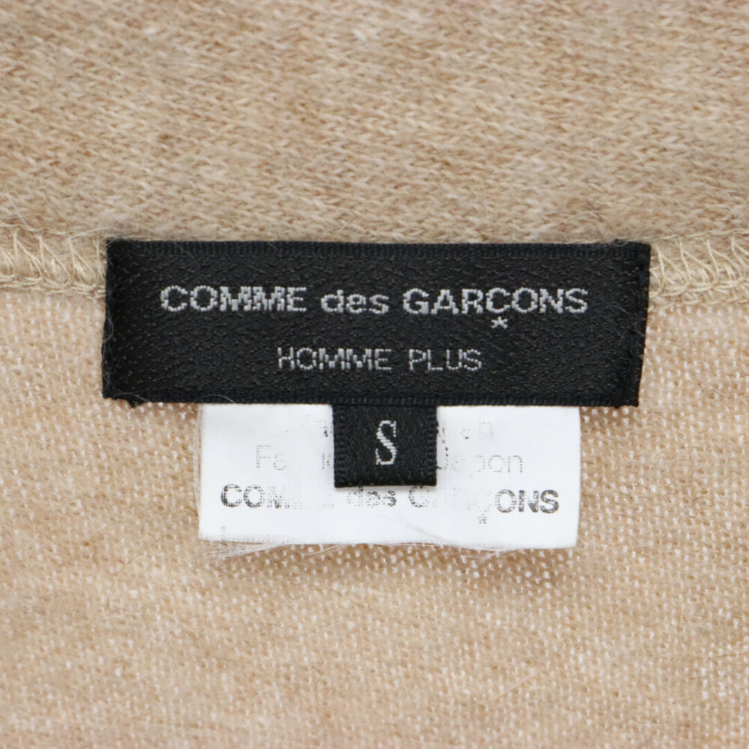 COMME des GARCONS HOMME PLUS(コムデギャルソンオムプリュス)のCOMME des GARCONS HOMME PLUS コムデギャルソンオムプリュス 12AW 男でも女でもない期 アルパカブレンド Vネック カーディガン ベージュ PJ-T042 メンズのトップス(カーディガン)の商品写真