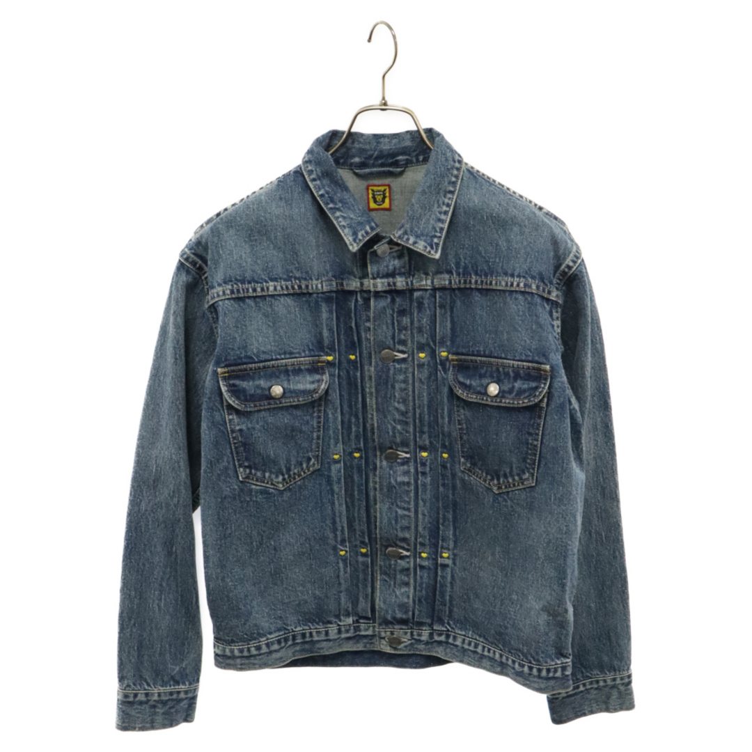 HUMAN MADE(ヒューマンメイド)のHUMAN MADE ヒューマンメイド 23SS STORM COWBOY DENIM JACKET TYPE1968 ストームカウボーイ デニムジャケット インディゴブルー メンズのジャケット/アウター(フライトジャケット)の商品写真