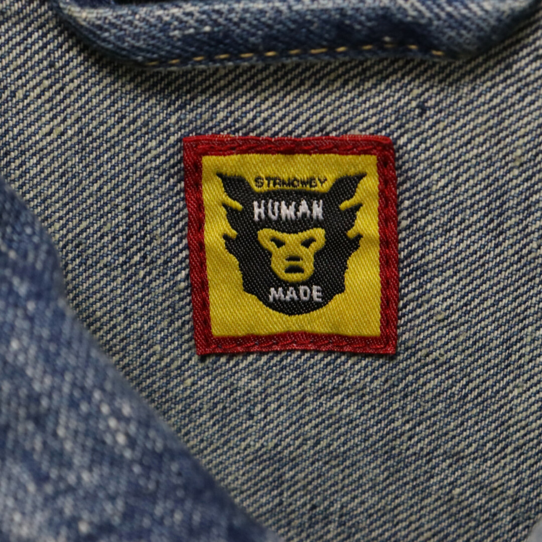 HUMAN MADE(ヒューマンメイド)のHUMAN MADE ヒューマンメイド 23SS STORM COWBOY DENIM JACKET TYPE1968 ストームカウボーイ デニムジャケット インディゴブルー メンズのジャケット/アウター(フライトジャケット)の商品写真