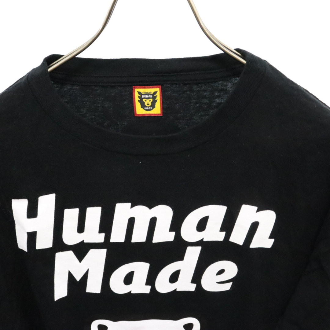 HUMAN MADE(ヒューマンメイド)のHUMAN MADE ヒューマンメイド DRY ALLS BEAR T-SHIRT ベアプリント長袖Tシャツ シロクマ ブラック メンズのトップス(Tシャツ/カットソー(七分/長袖))の商品写真