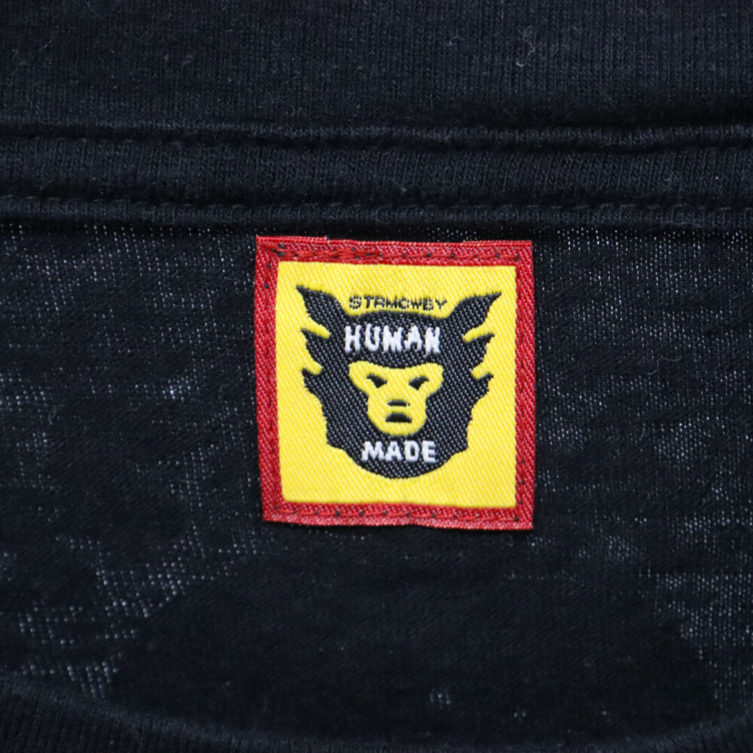 HUMAN MADE(ヒューマンメイド)のHUMAN MADE ヒューマンメイド DRY ALLS BEAR T-SHIRT ベアプリント長袖Tシャツ シロクマ ブラック メンズのトップス(Tシャツ/カットソー(七分/長袖))の商品写真