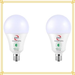 Explux 光センサー LED電球 E17口金 60W相当 810lm 常夜灯(蛍光灯/電球)