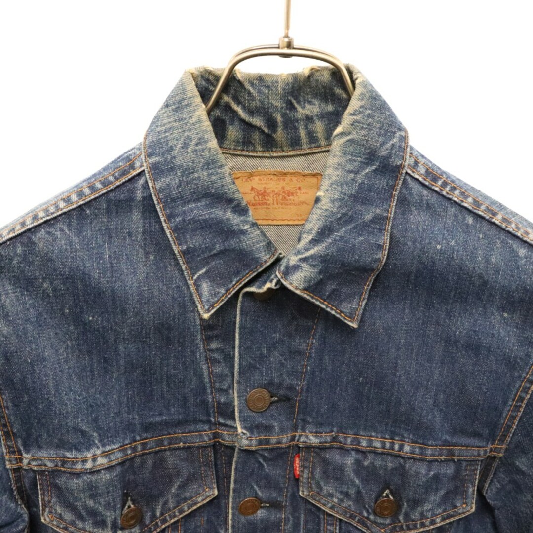 Levi's(リーバイス)のLevi's リーバイス 60s VINTAGE 70505 4th BIGE ヴィンテージ デニム トラッカージャケット インディゴ メンズのジャケット/アウター(Gジャン/デニムジャケット)の商品写真