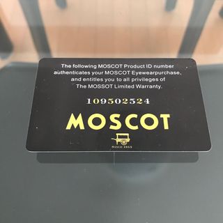 モスコット(MOSCOT)のモスコット　MOSCOT カード(サングラス/メガネ)