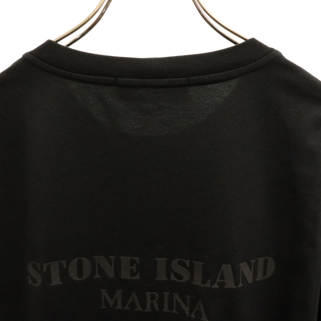 STONE ISLAND(ストーンアイランド)のSTONE ISLAND ストーンアイランド MARINA マリーナ半袖Tシャツ ブラック 7615211X3 メンズのトップス(Tシャツ/カットソー(半袖/袖なし))の商品写真