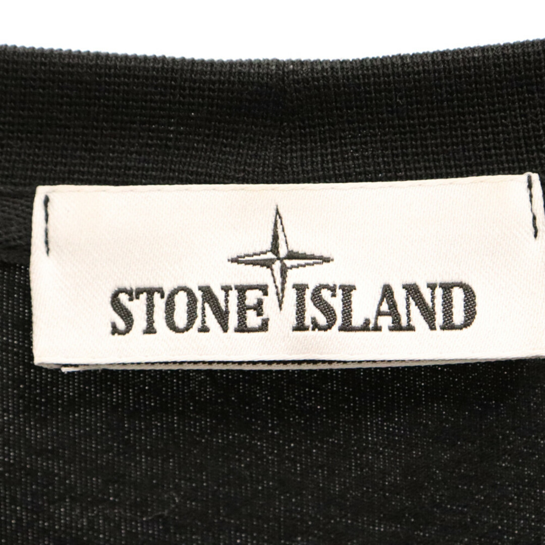 STONE ISLAND(ストーンアイランド)のSTONE ISLAND ストーンアイランド MARINA マリーナ半袖Tシャツ ブラック 7615211X3 メンズのトップス(Tシャツ/カットソー(半袖/袖なし))の商品写真