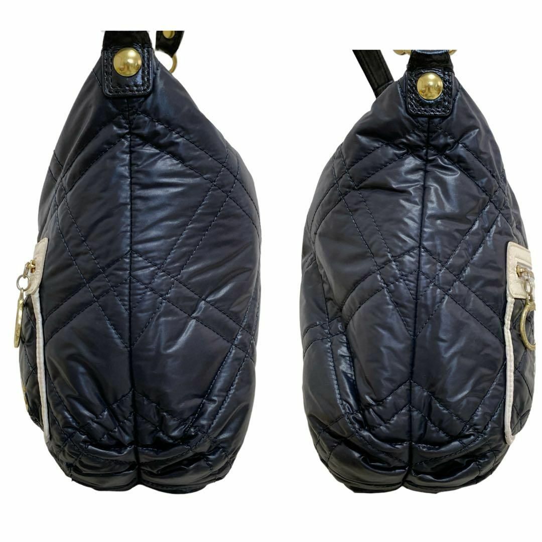 COACH(コーチ)の美品【COACH】ショルダーバッグ　ポピーナイロン　キルティング　黒　15872 レディースのバッグ(ショルダーバッグ)の商品写真