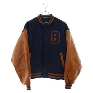 X-LARGE エクストララージ ×BALANSA WOOL STADIUM JACKET ウール スタジアム ジャケット 101214021013 ネイビー/ブラウン