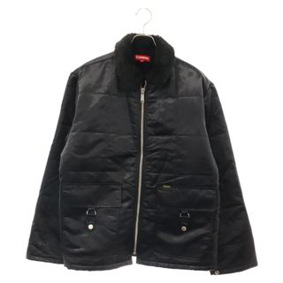 シュプリーム(Supreme)のSUPREME シュプリーム 20SS Quilted Cordura Lined Jacket キルテッド コーデュラ ラインド ジャケット ブラック(フライトジャケット)