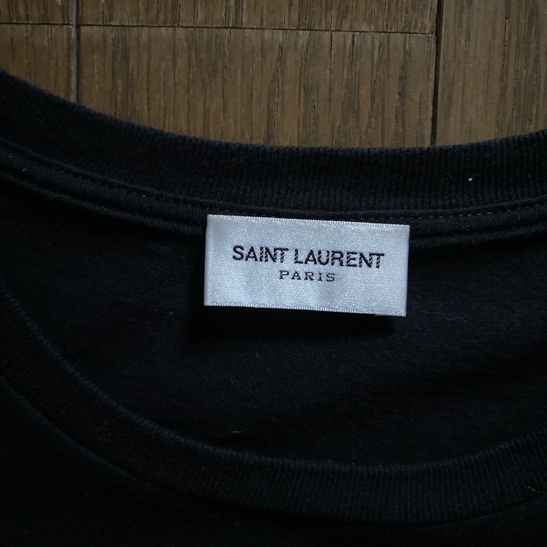 Saint Laurent(サンローラン)のSaint Laurent サンローラン　Tシャツ　黒 メンズのトップス(Tシャツ/カットソー(半袖/袖なし))の商品写真