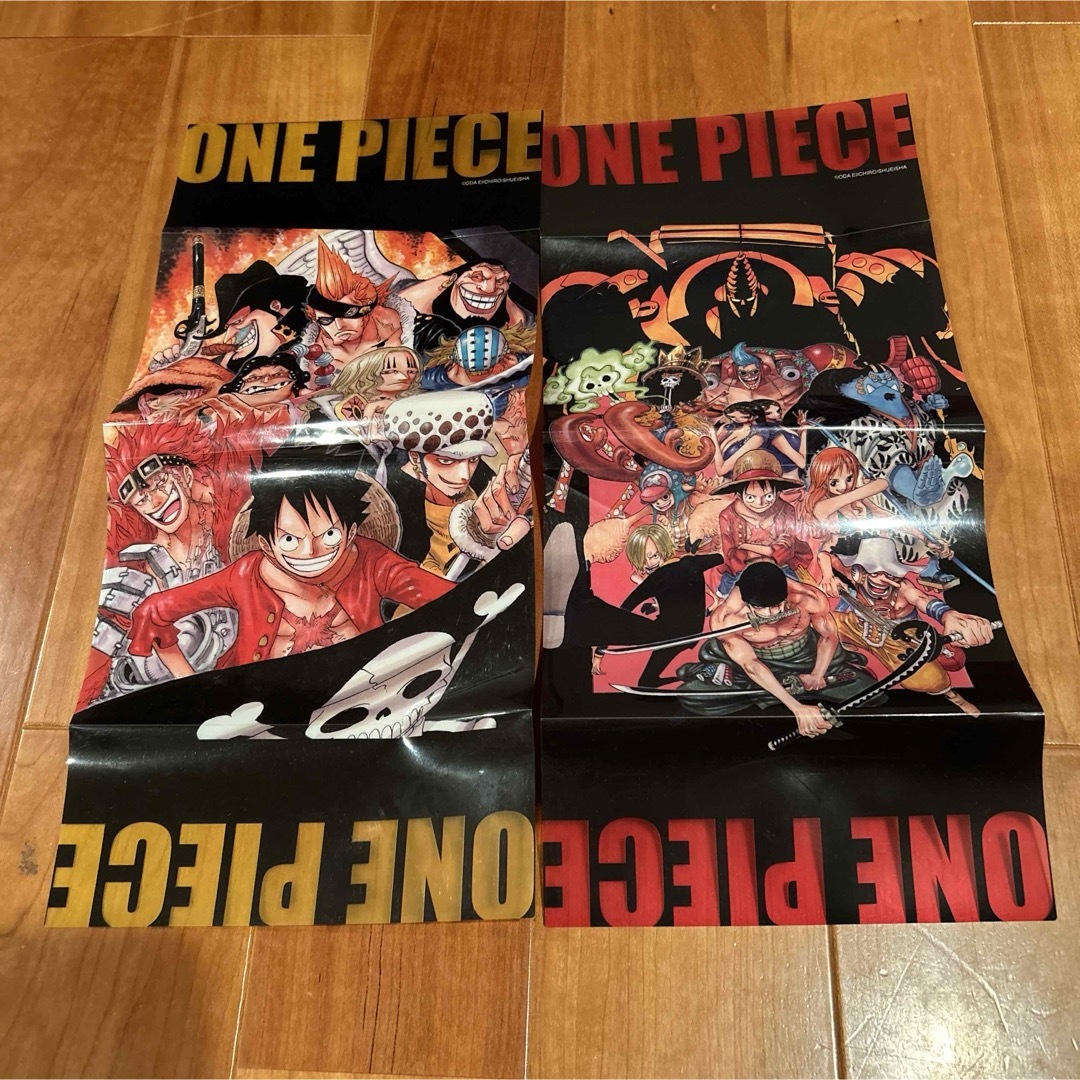 ONE PIECE(ワンピース)の非売品　ONE PIECE ワンピース ブックカバー 2枚セット エンタメ/ホビーのアニメグッズ(その他)の商品写真