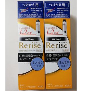 リライズ(Rerise（KAO）)のリライズ 　白髪用髪色サーバー リ・ブラック まとまり仕上げ　花王(白髪染め)