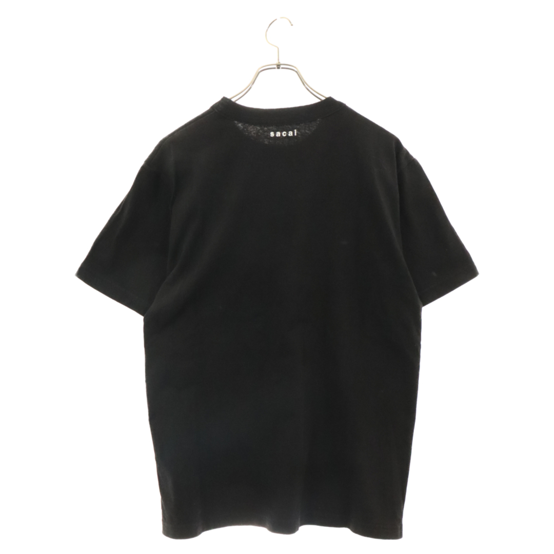 sacai(サカイ)のSacai サカイ 21AW SIDE ZIP COTTON T SHIRT サイドジップ クルーネック半袖Tシャツ カットソー SCM-037 ブラック メンズのトップス(Tシャツ/カットソー(半袖/袖なし))の商品写真