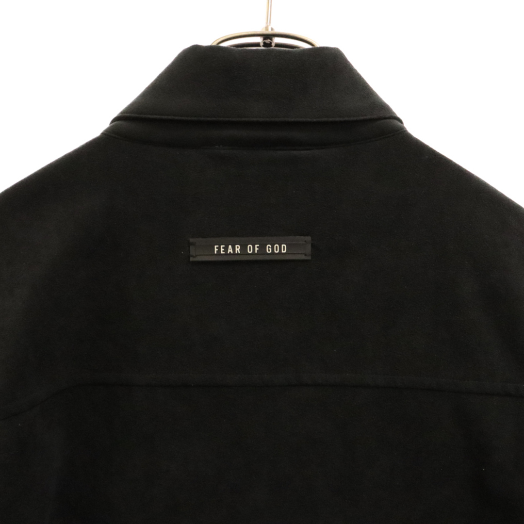 FEAR OF GOD(フィアオブゴッド)のFEAR OF GOD フィアオブゴッド 6th SIXTH Collection Ultra Suede Shirt Jaket FG30-011 ウルトラスウェードシャツジャケット ブラック メンズのジャケット/アウター(フライトジャケット)の商品写真