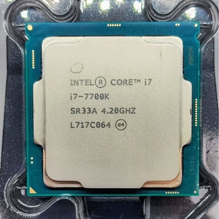 intel CPU core i7 7700k(PCパーツ)