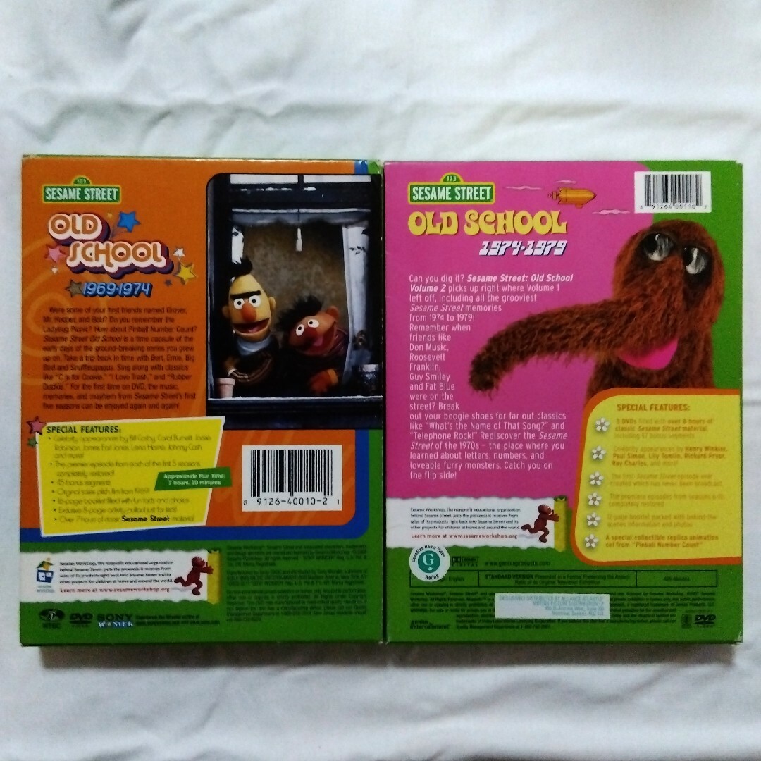 US版 SESAME STREET「OLD SCHOOL」 1・2 エンタメ/ホビーのDVD/ブルーレイ(キッズ/ファミリー)の商品写真