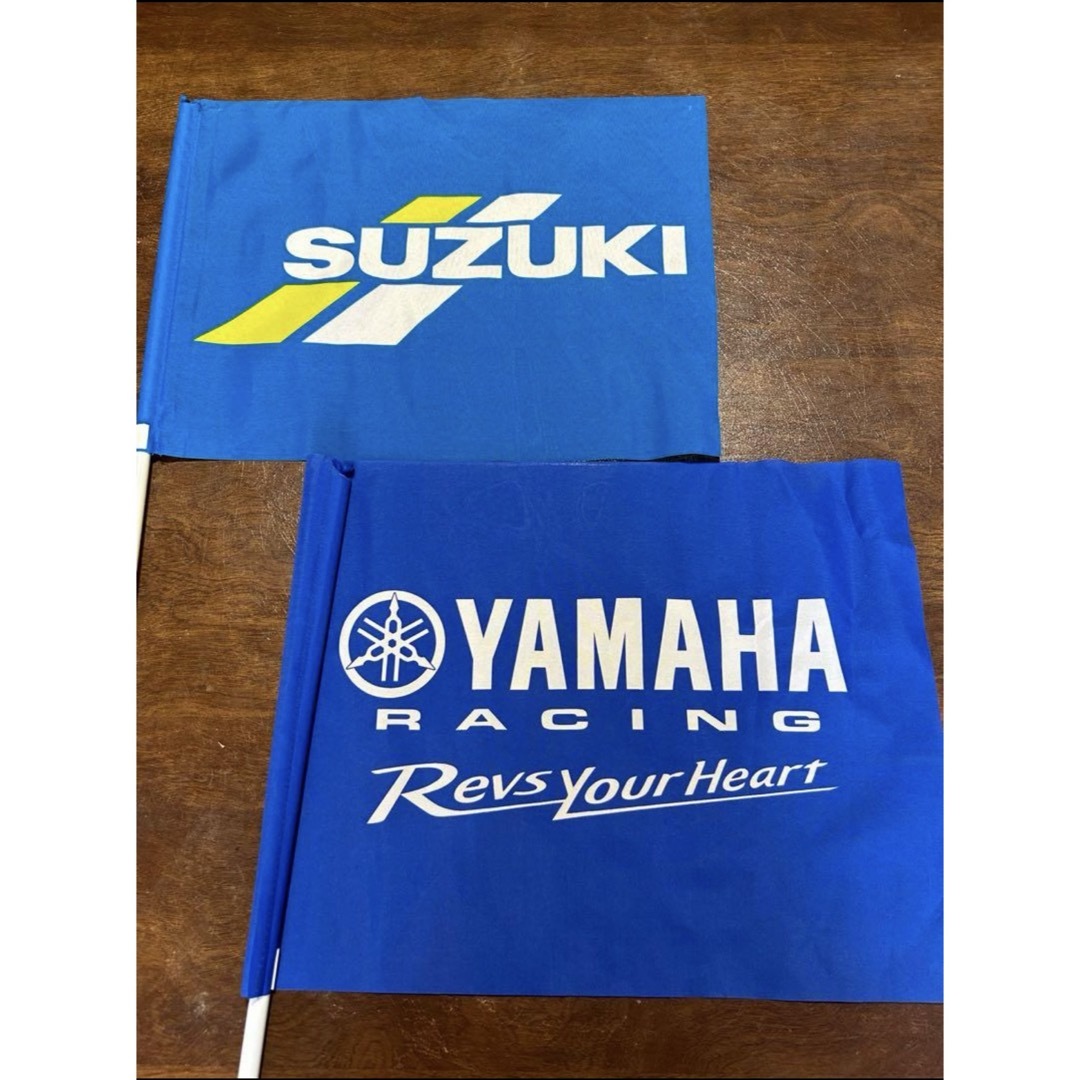 ヤマハ(ヤマハ)のヤマハ(YAMAHA)＆スズキ(SUZUKI)応援フラッグ  自動車/バイクのバイク(その他)の商品写真