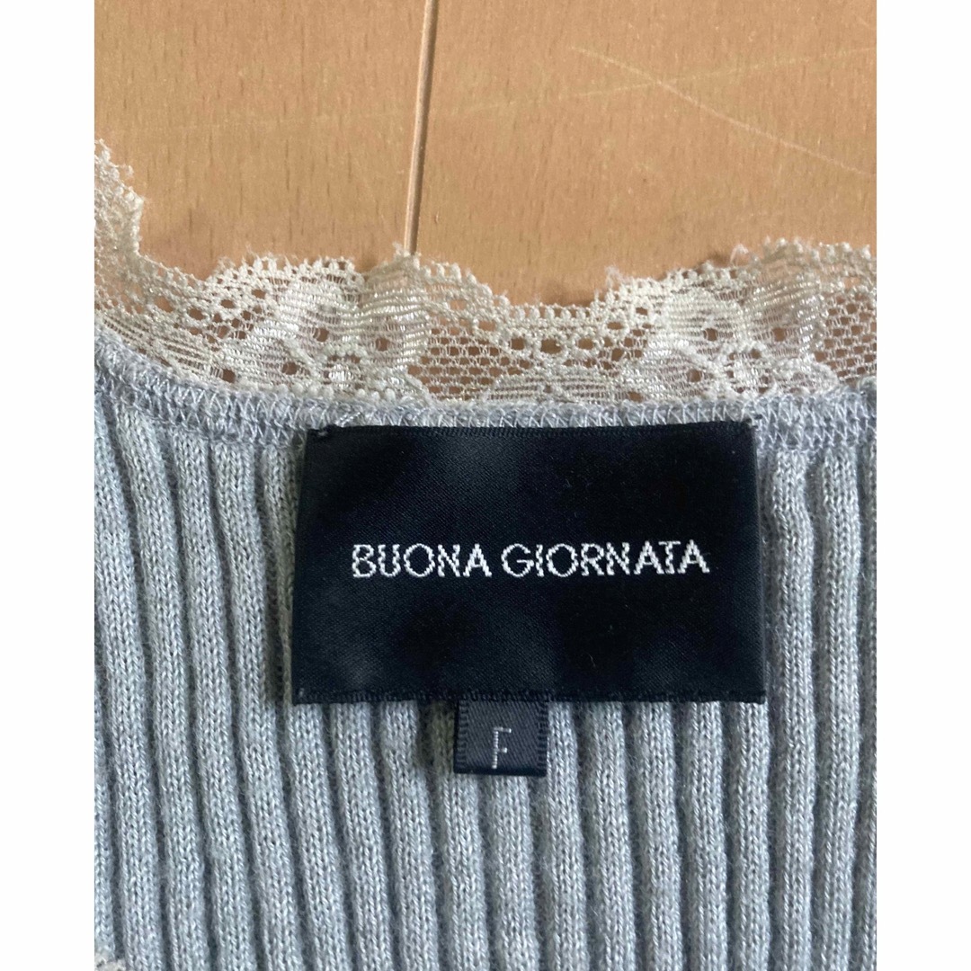 BUONA GIORNATA(ボナジョルナータ)の5部袖ニット　ボナジョルナータ レディースのトップス(ニット/セーター)の商品写真
