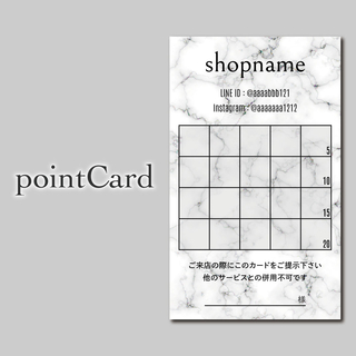 100枚 スタンプカード ポイントカード(カード/レター/ラッピング)