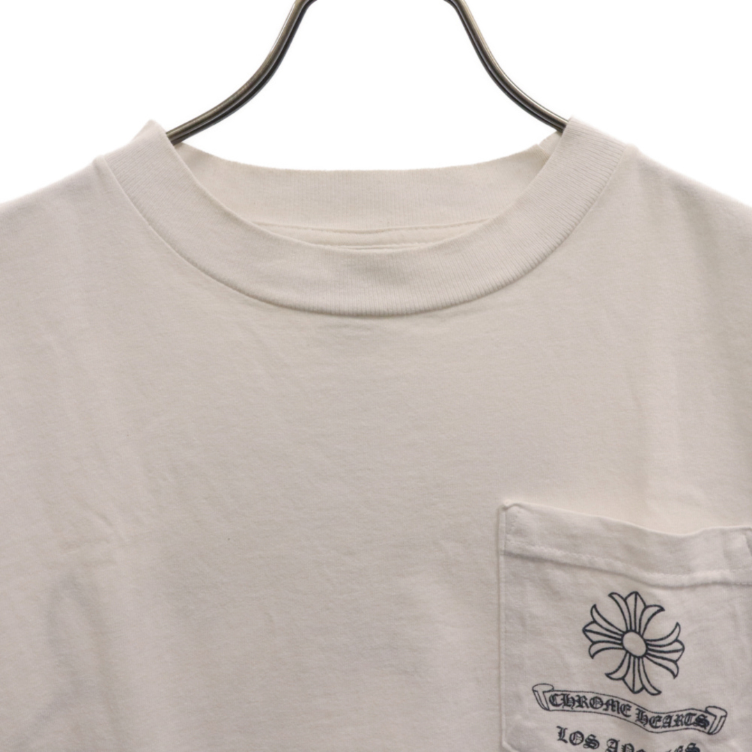 Chrome Hearts(クロムハーツ)のCHROME HEARTS クロムハーツ LA CH T-SHRT ロサンゼルス限定 バックプリント半袖Tシャツ ホワイト メンズのトップス(Tシャツ/カットソー(半袖/袖なし))の商品写真