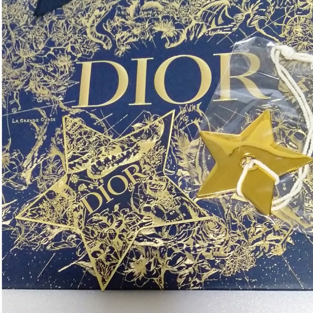 Christian Dior(クリスチャンディオール)の「⑩ショップ 袋」MissDior星型チャーム付きショップ袋 レディースのバッグ(ショップ袋)の商品写真