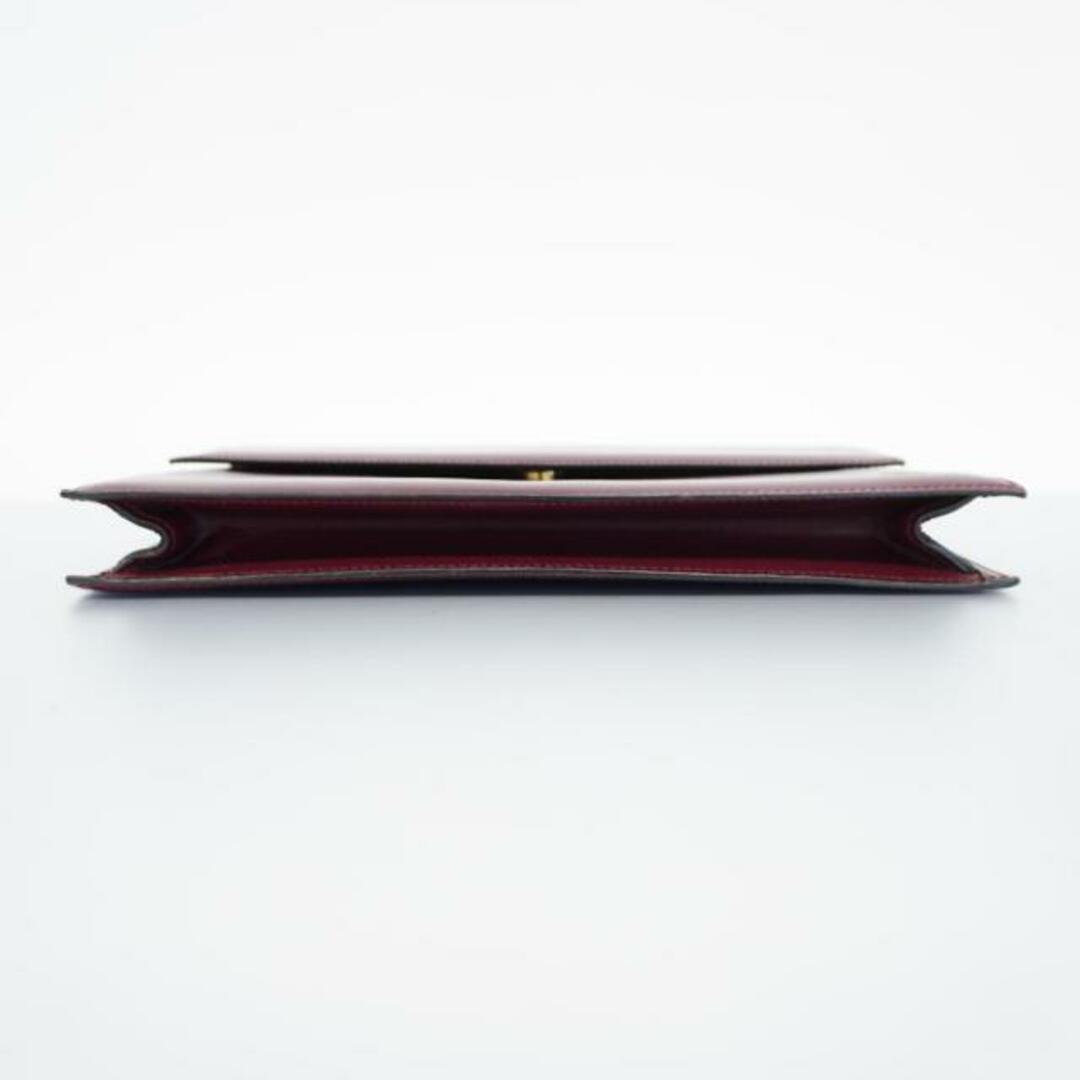 Cartier(カルティエ)の【4ib2077】カルティエ クラッチバッグ/マスト/レザー/ボルドー/ゴールド金具 【中古】 レディース レディースのバッグ(トートバッグ)の商品写真