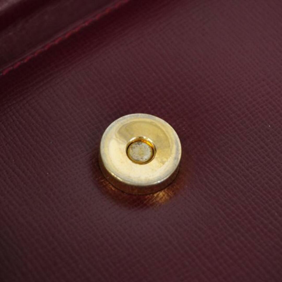 Cartier(カルティエ)の【4ib2077】カルティエ クラッチバッグ/マスト/レザー/ボルドー/ゴールド金具 【中古】 レディース レディースのバッグ(トートバッグ)の商品写真