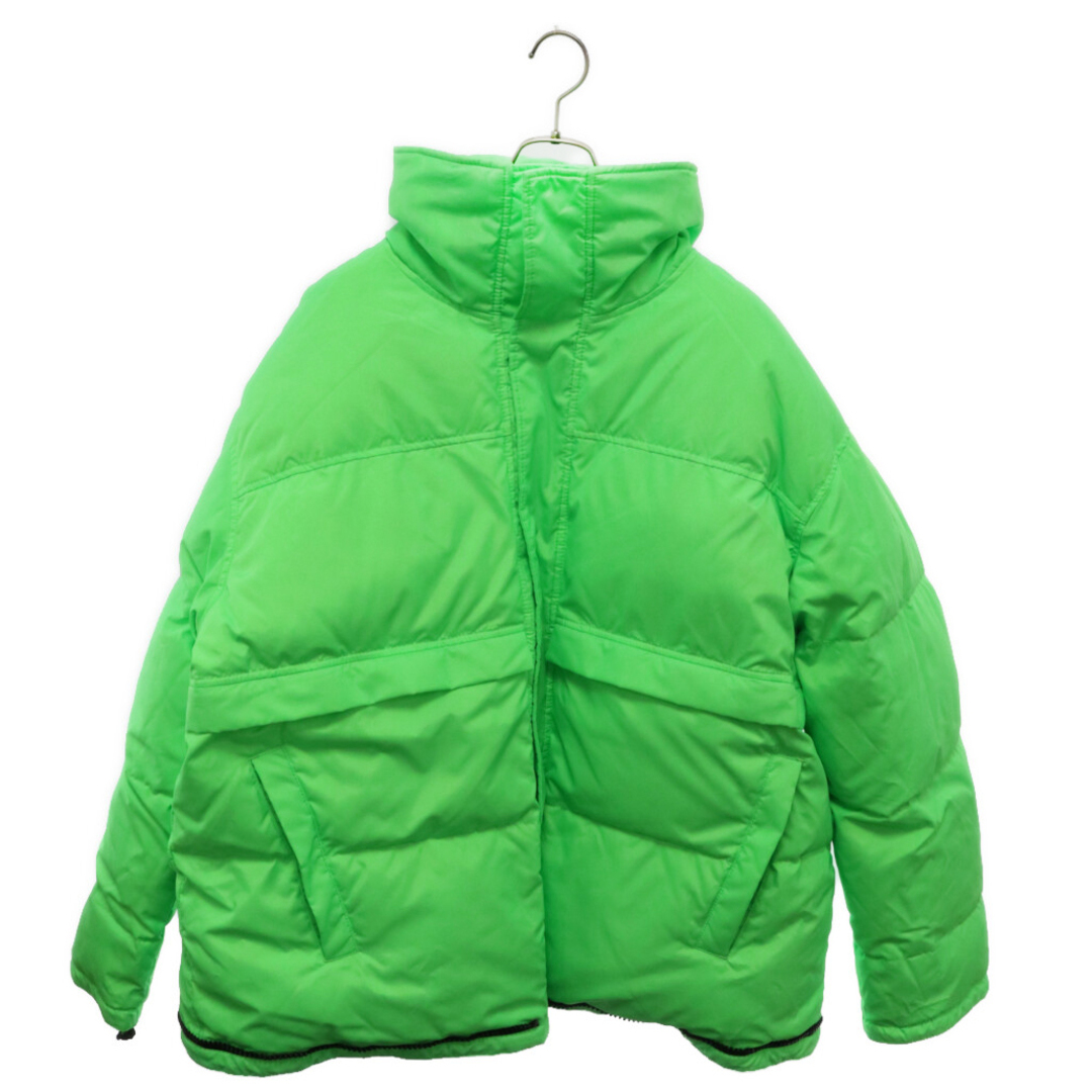 VETEMENTS ヴェトモン Riversible Puffer Jacket Fluo Green UAH20JA800 リバーシブル パファージャケット アウター グリーン メンズのジャケット/アウター(ダウンジャケット)の商品写真