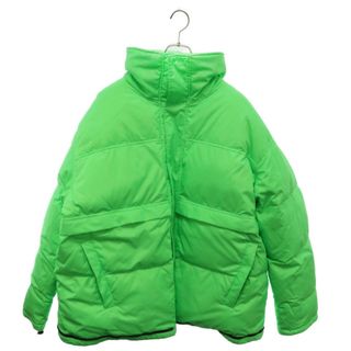 VETEMENTS ヴェトモン Riversible Puffer Jacket Fluo Green UAH20JA800 リバーシブル パファージャケット アウター グリーン(ダウンジャケット)