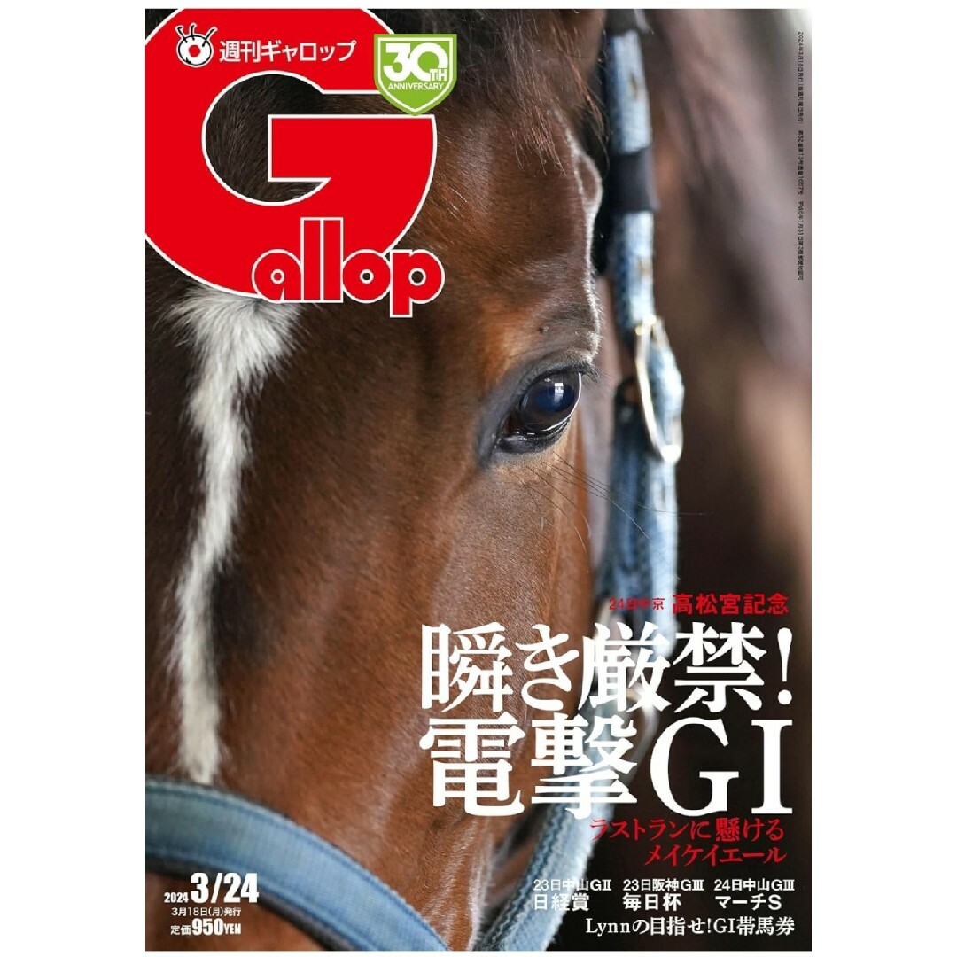 週刊Gallop 2024年3月24日号 エンタメ/ホビーの雑誌(趣味/スポーツ)の商品写真