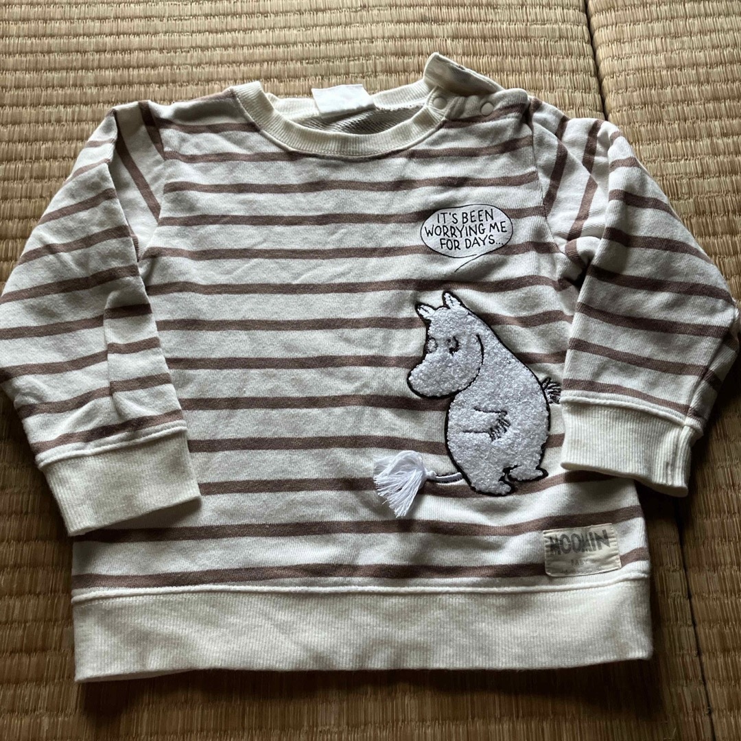 ムーミン　トレーナー95 キッズ/ベビー/マタニティのキッズ服男の子用(90cm~)(その他)の商品写真