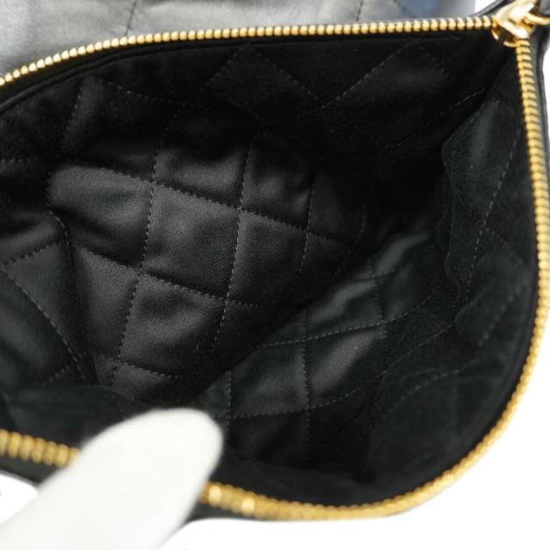 CHANEL(シャネル)の【4ib2153】シャネル ツーウェイバッグ/シャネル22/レザー/ブラック/ゴールド金具 【中古】 レディース レディースのバッグ(その他)の商品写真