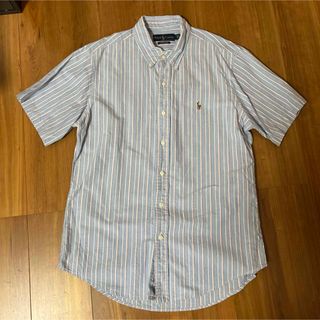 ラルフローレン(Ralph Lauren)のラルフローレン カスタムフィット ストライプ半袖シャツ L(Tシャツ/カットソー(半袖/袖なし))