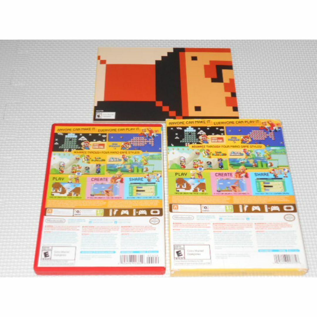 Wii U(ウィーユー)のWii U★SUPER MARIO MAKER スリーブケース付 冊子付 海外版 エンタメ/ホビーのゲームソフト/ゲーム機本体(家庭用ゲームソフト)の商品写真