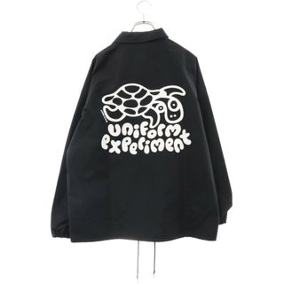 UNIFORM EXPERIMENT ユニフォームエクスペリメント 23AW INSANE COACH JACKET グラフィックロゴプリントコーチジャケット ブラック UE-232045